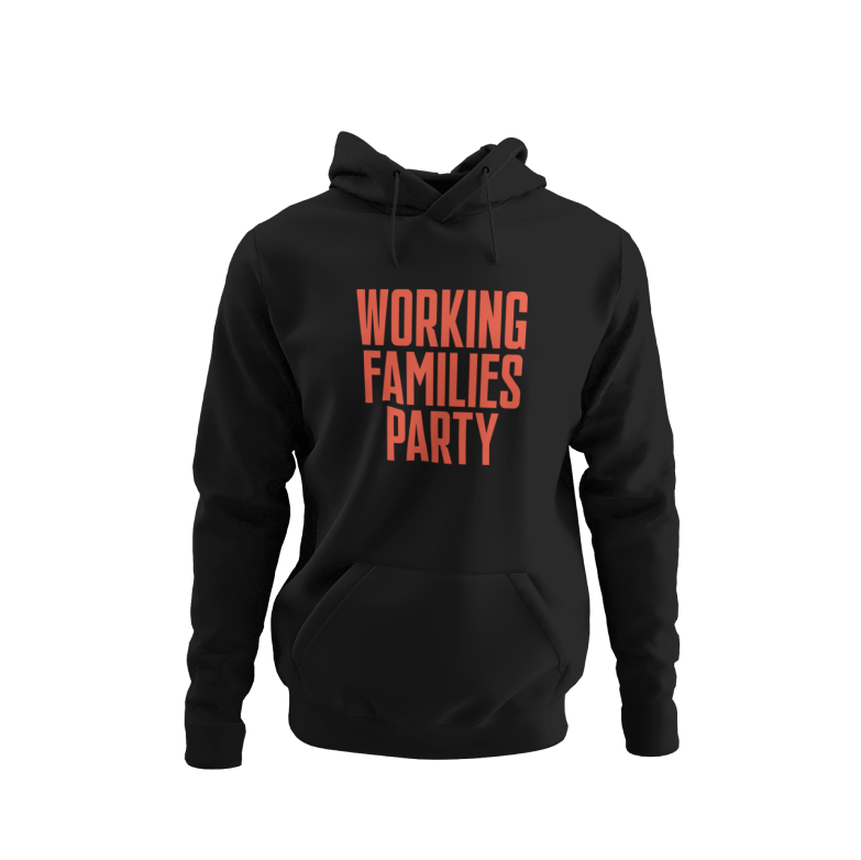 Hoodie ( Working Orange Print )