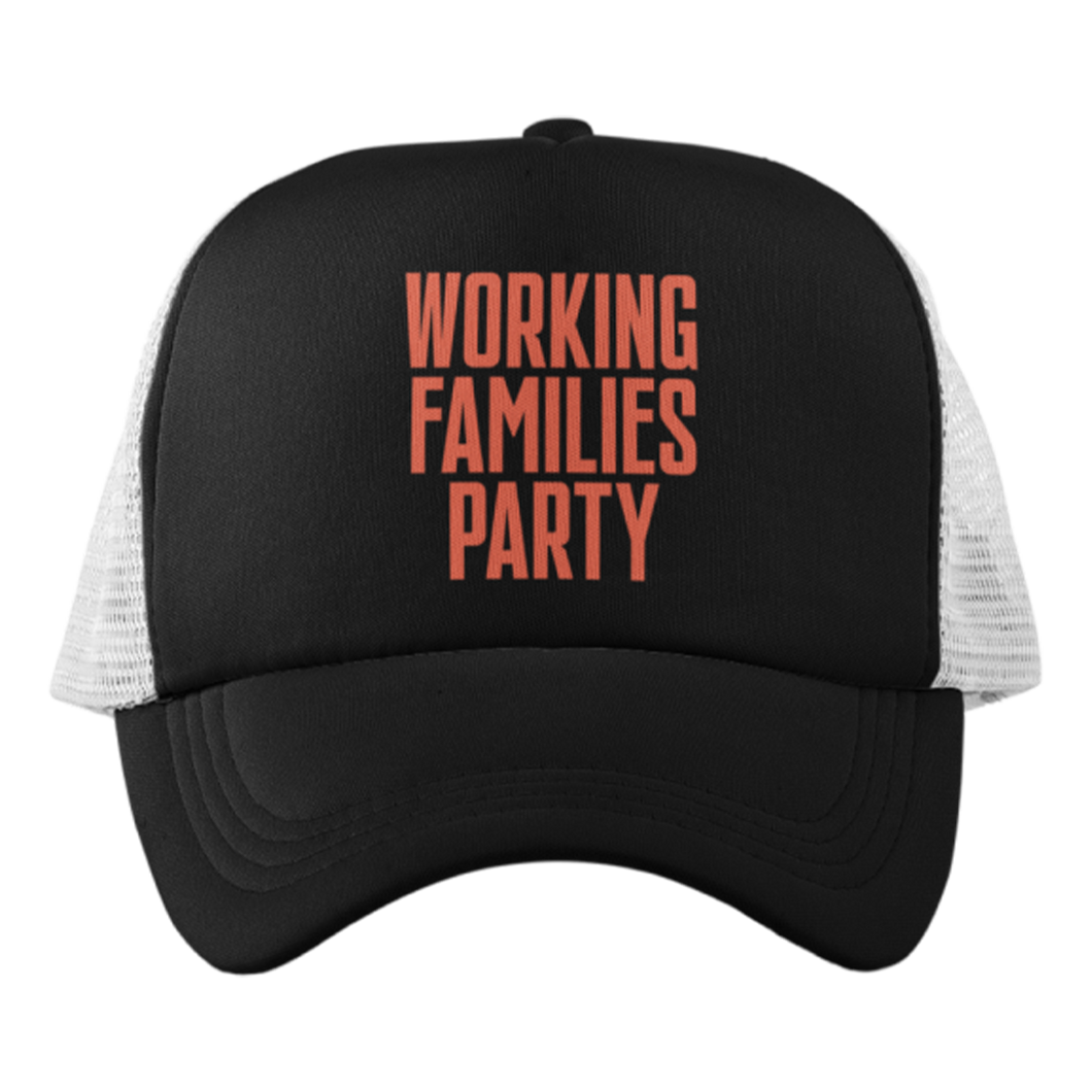 Trucker Hat ( Working Orange Print )